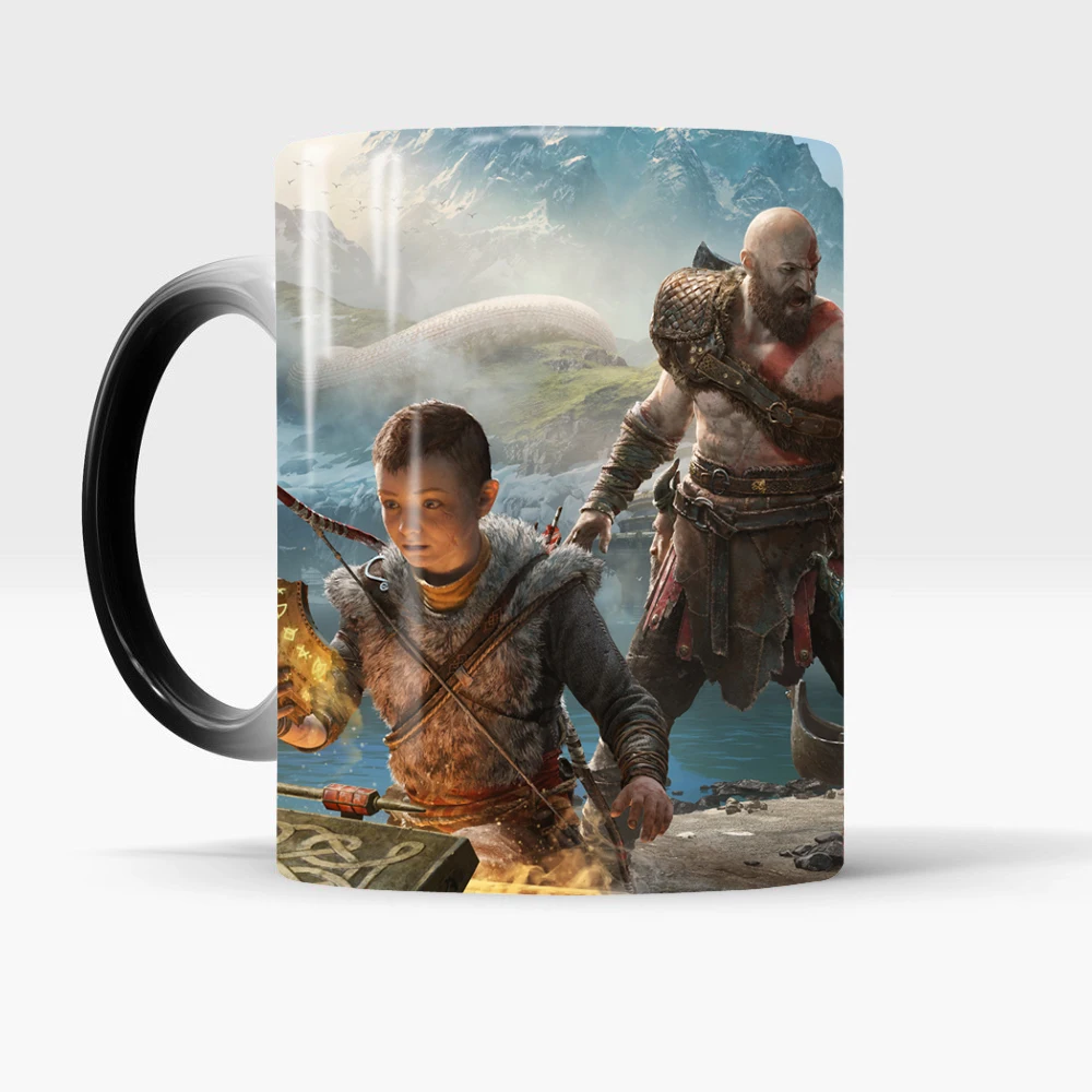 God of War 4 кофейные кружки меняющие тепло цвета чаши для чая|Кружки| |