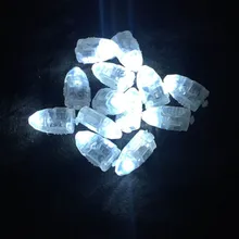 Мини-цветная пуля, воздушный шар, светодиодный фонарик, 10 шт. бумажный фонарь, пластиковая светящаяся вспышка, украшение для свадебной вечеринки