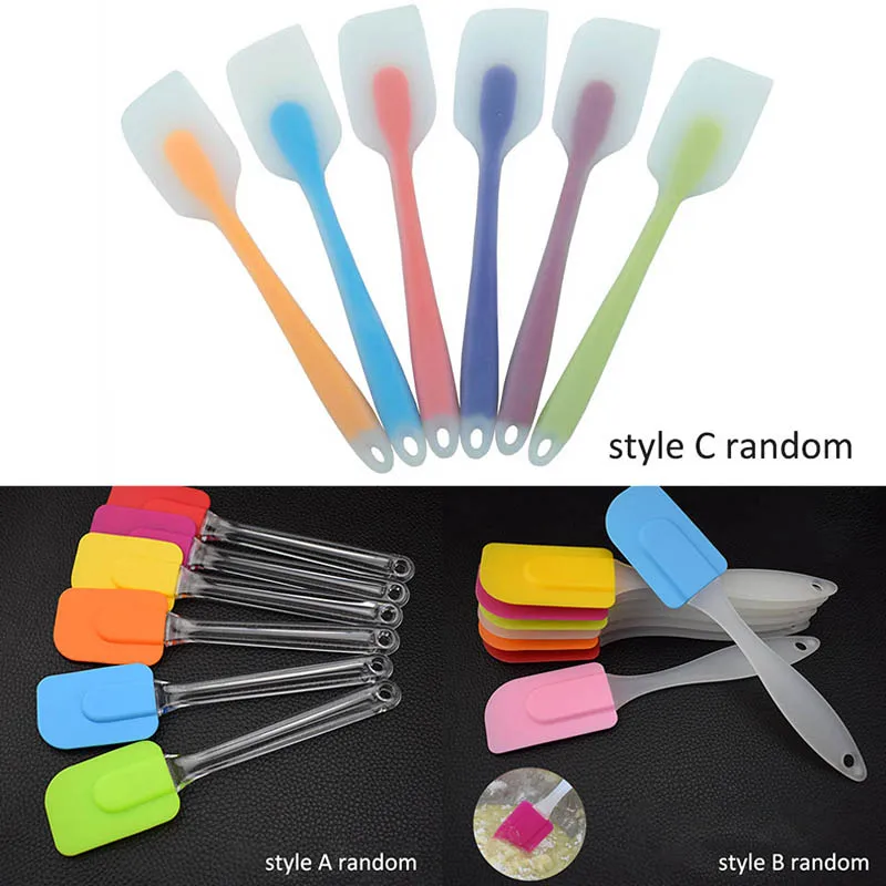 

Cooking Baking Tools Pastry Scraper Butter Cream Spatula Non-stick Kitchen Gadgets High Temperature Resistance Silicone