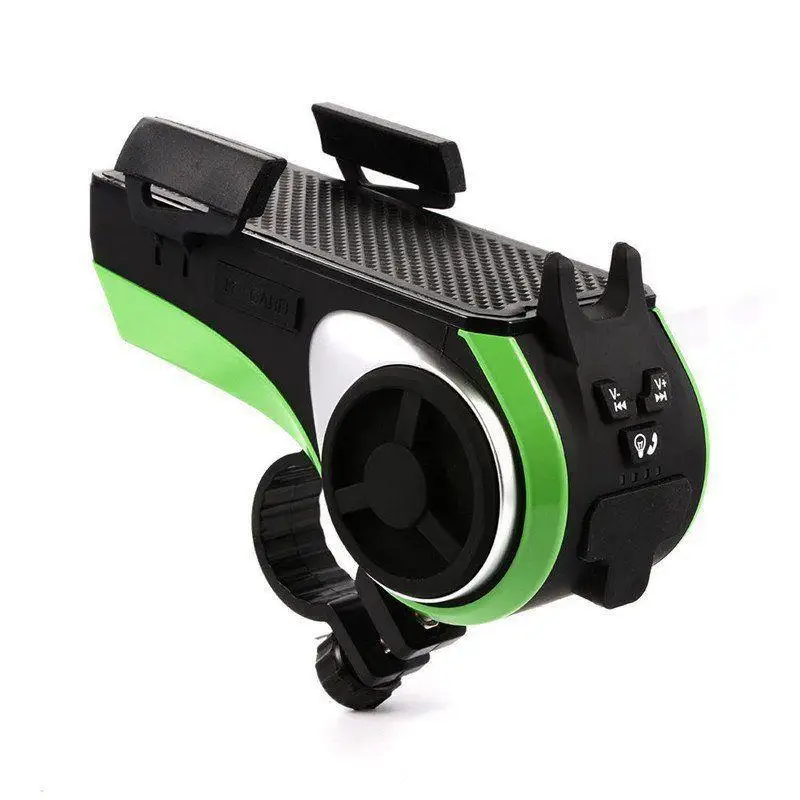 

BMDT-ROCKBROS Waterproof Bicycle Bike Phone Holder Bluetooth Audio MP3 Player Speaker 4400mAh Power Bank Bicycle Ring Bell Bik