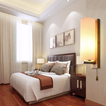 

Led Wall Lamp Modern Sconce Stair Light Fixture Living Room Bedroom Bed Bedside Indoor Lighting For Home Hallway Loft Lamp