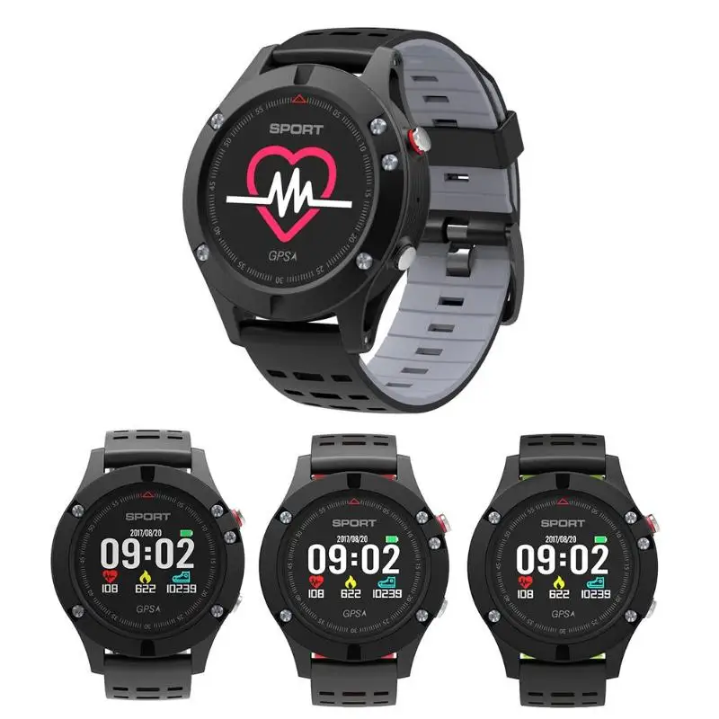 

F5 Heart Rate Monitor GPS Multi-Sport Mode OLED Altimeter Bluetooth 4.2 Fitness Tracker IP67 BRIM F5 Smart Watch PK COLMI F5