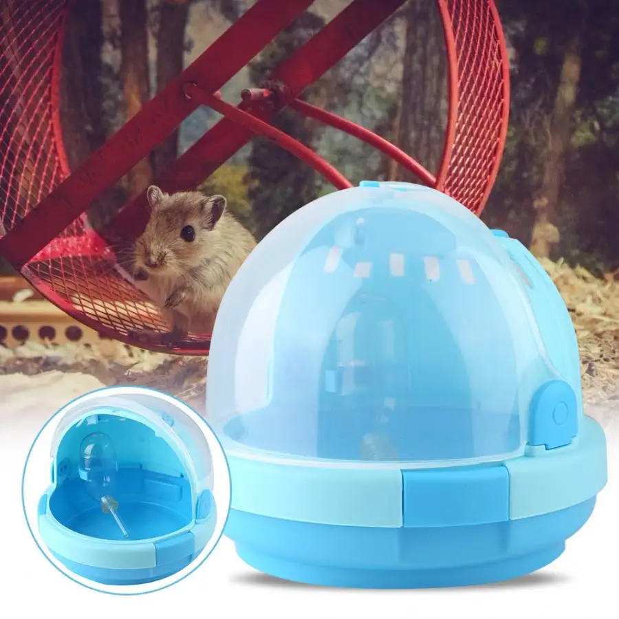 

Plastic Portable Small Animal Carrier Hamster Carry Case Cage for Small Animals Outdoor Travel Mini Cages with Carrying Handle
