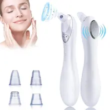 Прибор для удаления угрей с вибрацией, Электрический вакуумный очиститель пор удаление акне лица комплект с 4 Prob