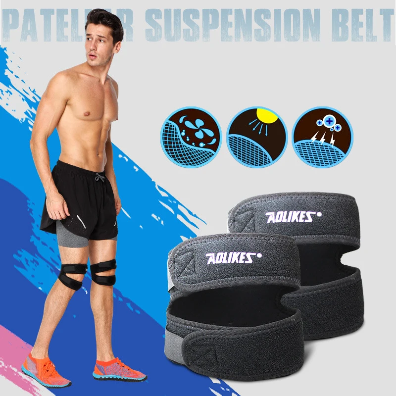

Fashion Knee Patella Compression Support Strap Brace With 4x Powerful Magnets