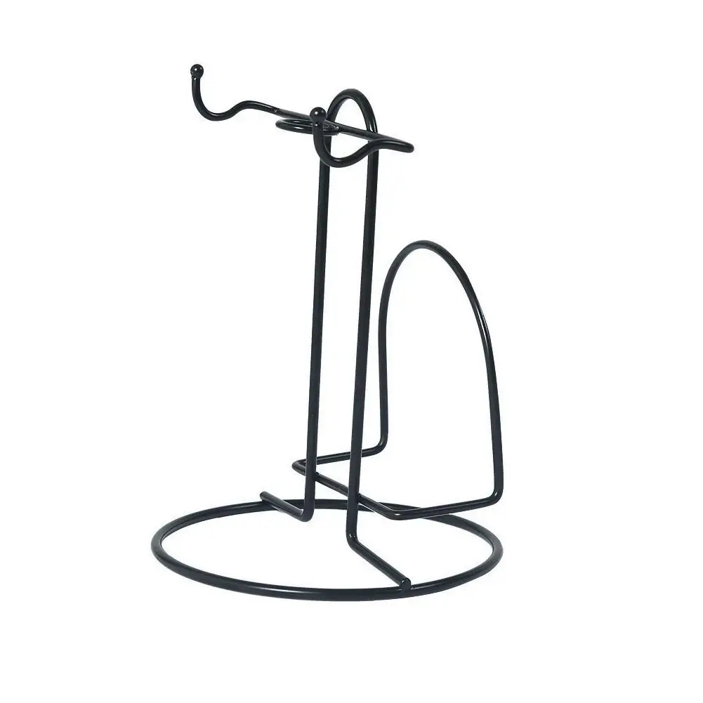 Multiple Hooks Mug Holder Innovative Glass Cup Rack Tea Black Coffee Anti-Rust Coated Steel Display Stand 2