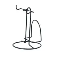 Multiple Hooks Mug Holder Innovative Glass Cup Rack Tea Black Coffee Anti-Rust Coated Steel Display Stand 2