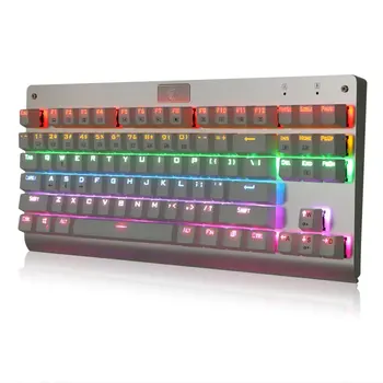 

e yuansu Z-77 87keys Full metal machinery colorful backlight gaming keyboard