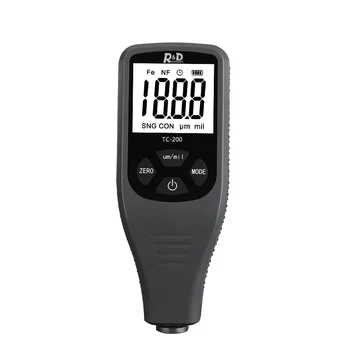 

TC 200 Portable Digital Coating Thickness Gauge Coating Meter LCD Thickness Gauge with Backlight F / N 2 in 1 Metal Testering