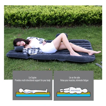 

2019 High-quality Car Bed Inflatable bed Car Back Seat Cover Travel Mattress Air Inflatable Bed Automotive interior supplies