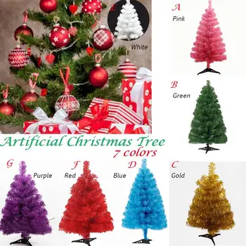 

60cm Fashion Artificial Christmas Tree Snowflake Xmas Plastic Tree New Year Home Ornaments Desktop Decoration Christmas Tree
