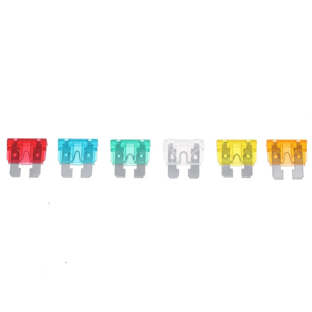 Profile Medium Size Blade Type Car Fuse Assortment 2.5/3/5/7.5/10/15/20/25/30/35A Fuse Set Auto Car Truck 60Pcs