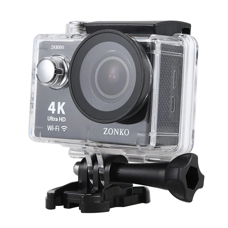 Комплект экшн камеры 100% Ultra HD 4 K 30 M sport 2 0 дюймов экран 1080 p FHD go Водонепроницаемая pro