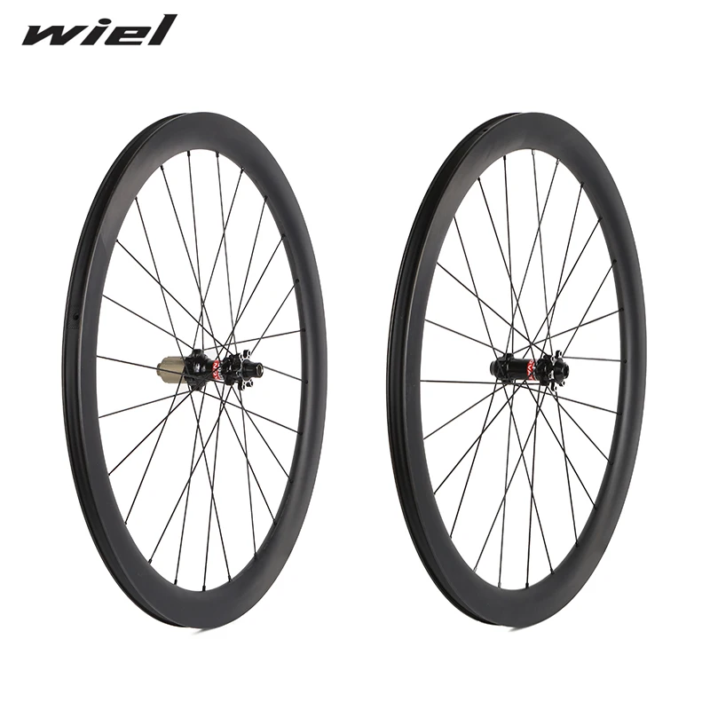WIEL CR2 карбоновые колеса дисковый тормоз колесная пара велосипеда 700C довод велогонки 38 мм 50 мм Велоспорт R36 концентратор Tubebless
