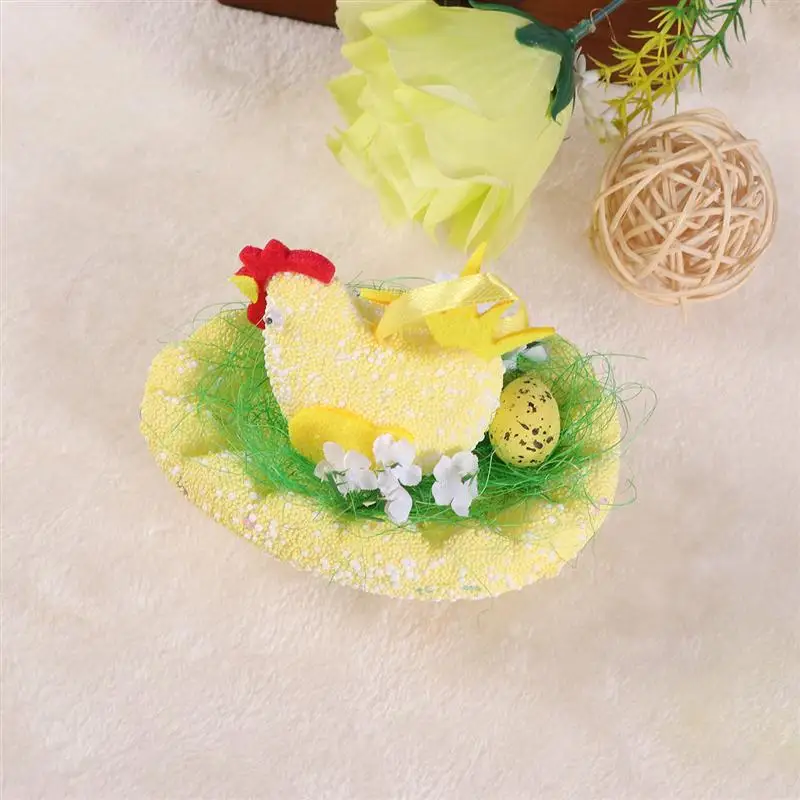 Пасхальные украшения из пенопласта милые Висячие Подвески с курицей