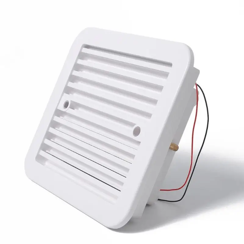 VODOOL 12V Fridge Vent Outlet With Fan For RV Trailer Caravan Side Air Ventilation Exhaust Fan White RV Car Styling Accessories