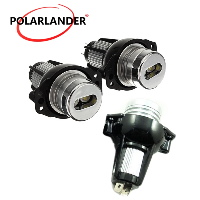 

FOR BMW E90 E91 WHITE Color Angel Eyes LED MARKER 2X 6W car lamp for BMW High Power