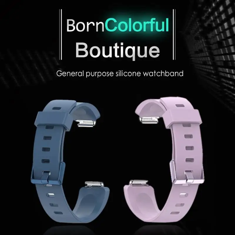 Силиконовый регулируемый умный Браслет ремешок для часов замена Fitbit Inspire/Inspire HR