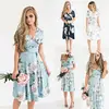 2022 Women's Boho Chiffon Midi Casual Printed Dresses Evening Party Beach Dress Floral Sundress ► Photo 1/6