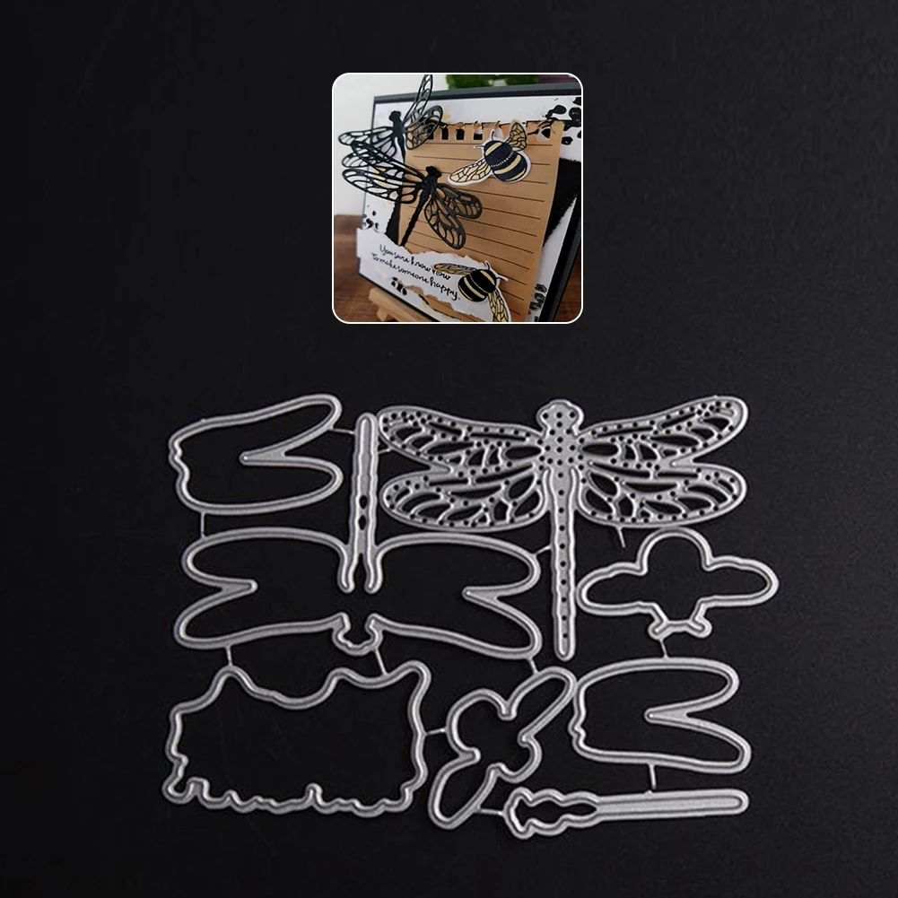 

DIY Scrapbook Set Home Gift Carbon Steel Cutting Dies Dragonfly Greeting Card Embossing Craft
