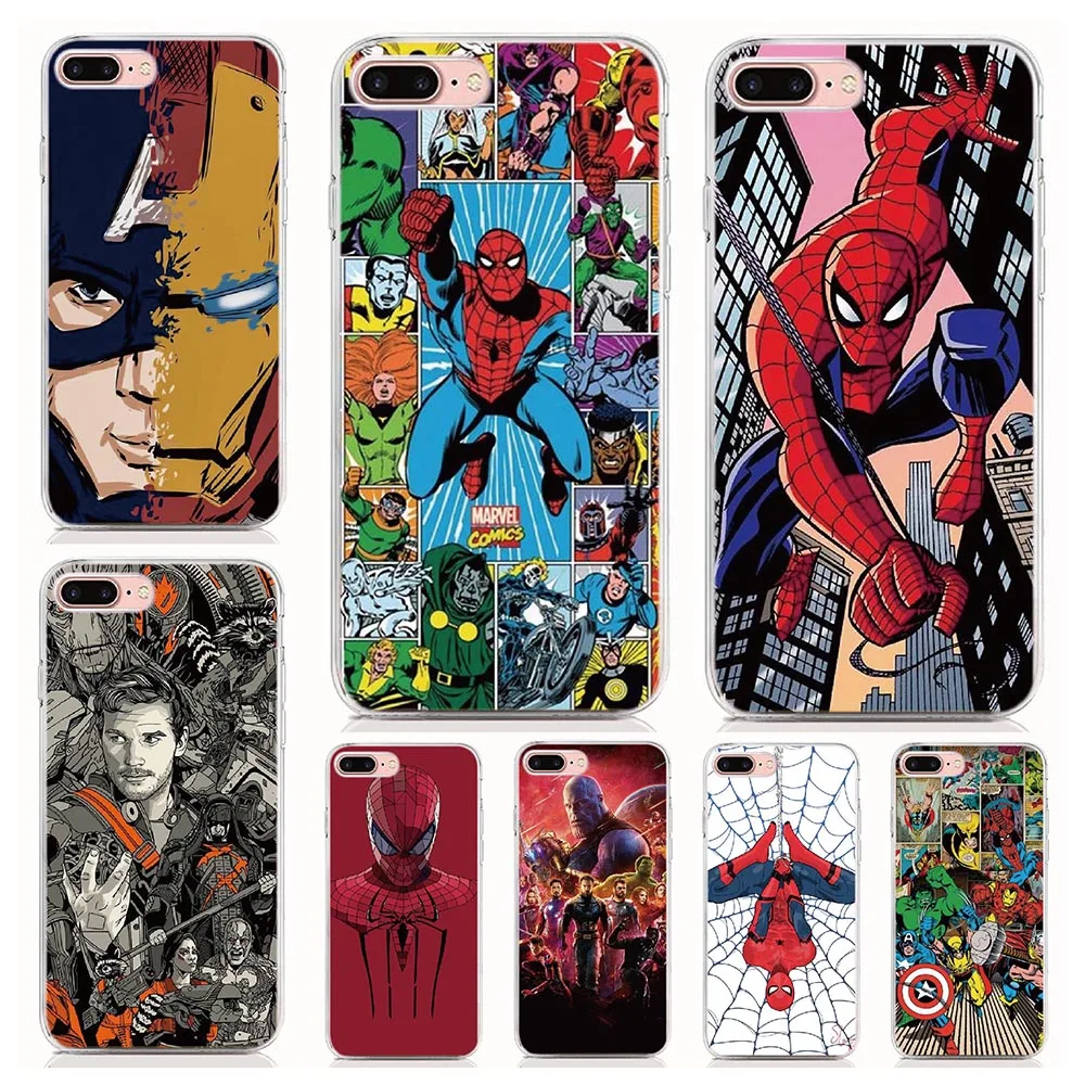 

For Google Pixel 4 4XL 3A XL 2 3 2XL 3XL Soft Tpu Silicone Case Print Superheroes Cover Coque Shell Phone Cases