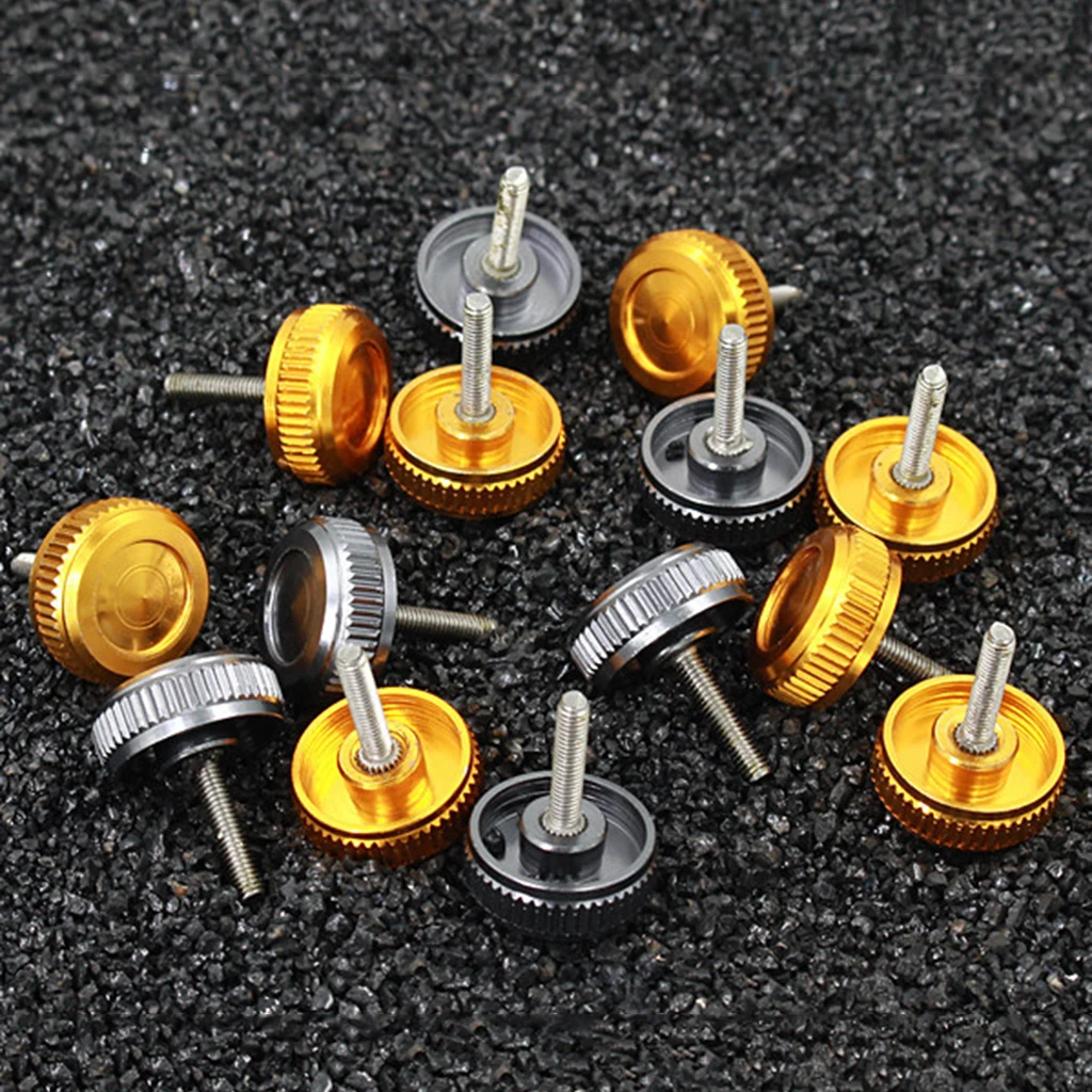

Aluminum Alloy Fishing Spinning Reel Handle Screw Cap Bearing Cover Gold