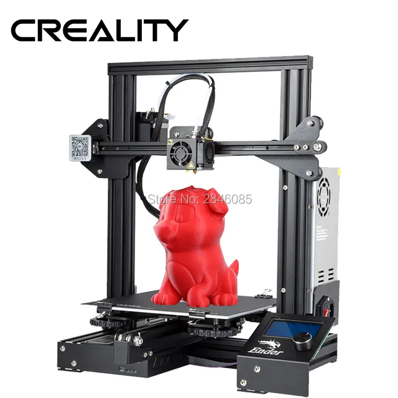 أحدث Ender-3 Creality 3D طابعة DIY كيت V-فتحة prusa I3 ترقية استئناف خارج السلطة ماكس Temp 110C