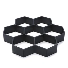 New Driveway Paving Stone Mold Concrete Stepping Pathmate Pavement Mould Paver DIY Plastic Path Maker Mold For Stone Pathways 10pcs lot paving concrete mold pavement mold driveway paving pavement mold patio concrete stepping stone path walk maker