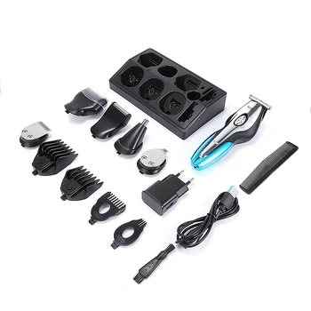 machine cut Kemei KM5031 11In1 Professional Electric Hair Clipper trimmer Haircut Shaver Beard Razor Styling Tools Rechargeable professional electric hair clipper rechargeable hair trimmer haircut beard trimmer hair trimer shaver machine styling tools 4445