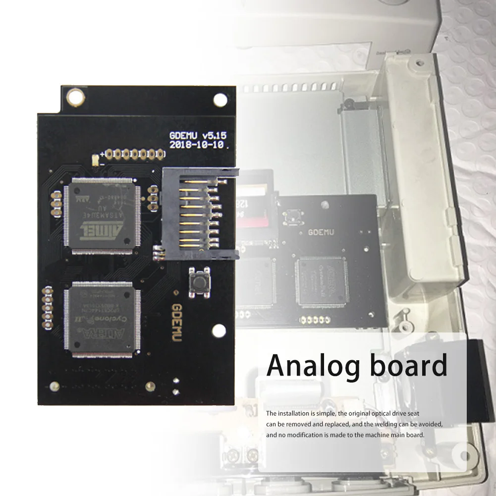

Video Game Board For DC Quick Reading Speed Durable Analog Consoles Perfect Running Optical Drive