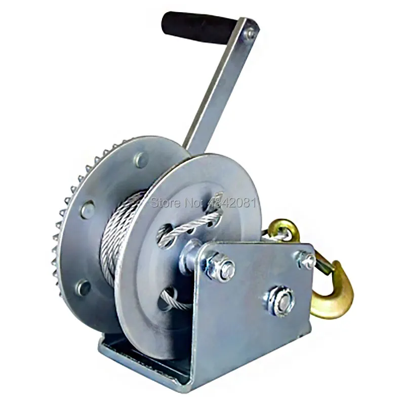 1400lbs 1600lbx8/15M лодочный грузовик автоматическая ручная самоблокирующаяся лебедка