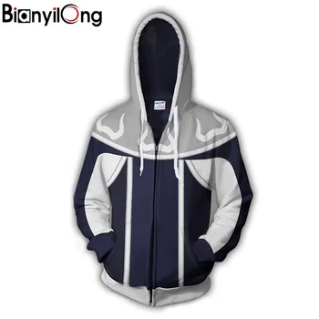 

2019 new fashion Cool sweatshirt Hoodies Men women 3D Blue and white stitching print hot Style Streetwear Long sleeve clothing