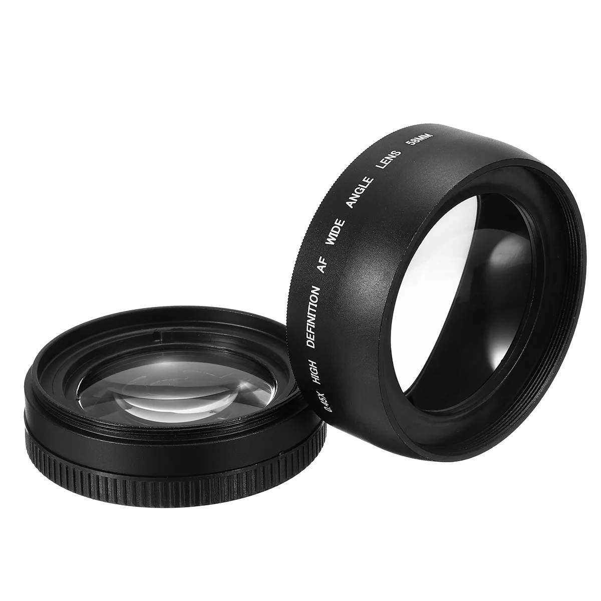 Макрообъектив 58 мм 0 45x с широким углом для Canon EOS 1000D 1100D 500D Rebel T1i T2i T 3 деталь