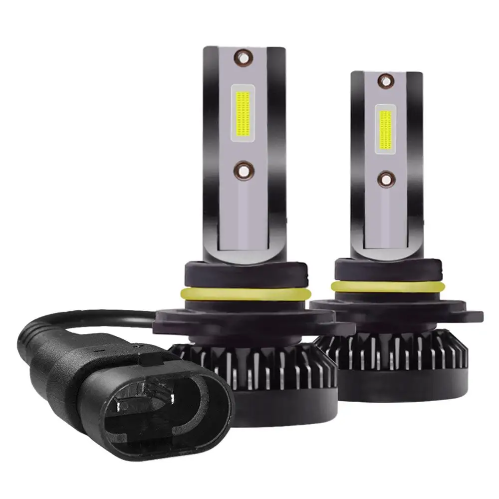 A Pair of Cars 800W 16000LM 9012 LED 6000K Car Headlights Beam Lights Far and Near Light Bulb