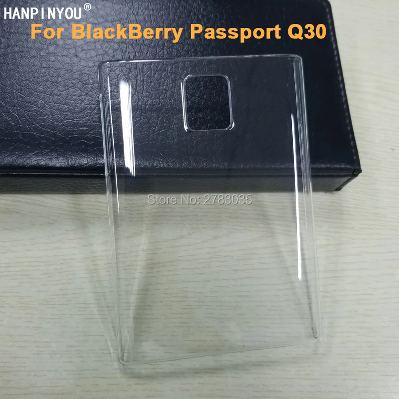 

For BlackBerry Passport Q30 4.5" Glossy Snap Phone Case Crystal Invisible Hard PC Cover Clear Protect Back Shell