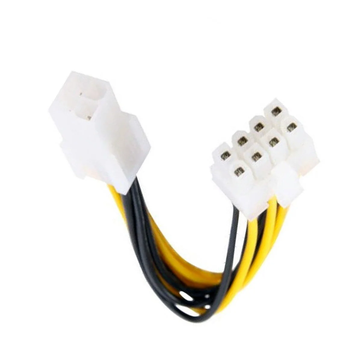CY 4Pin to 8Pin Power Cable Adapter for PC 4P to 8P CPU P4 to P8 Extension Cables Convertor Wire Cord 20cm for Mining BTC