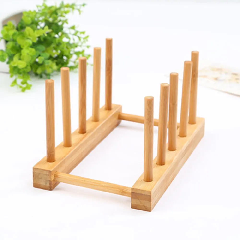

Layer Bamboo Dish Rack Drainboard Drying Drainer Storage Holder Stand Kitchen Cabinet Organizer for Dish/ Plate/ Bowl/ Cup