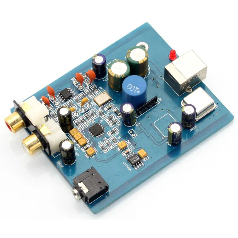 FULL-HIFI ES9018K2M SA9023 USB DAC декодер плата внешняя звуковая карта Поддержка 24Bit 92k для