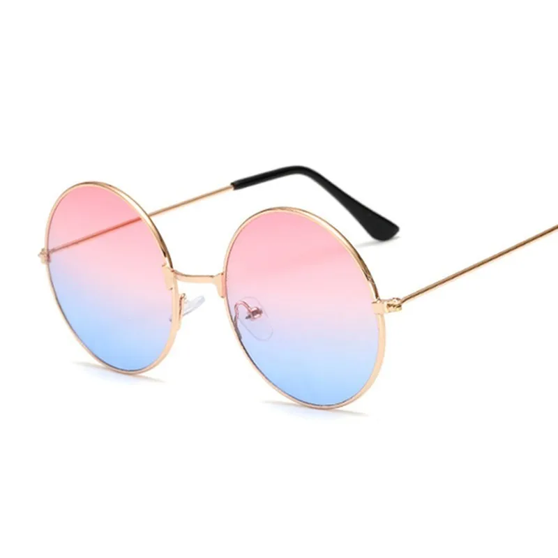 Маленькие круглые солнцезащитные очки в стиле ретро, Женские винтажные брендовые солнцезащитные очки, мужские черные металлические солнцезащитные очки для женщин, модные дизайнерские солнцезащитные очки