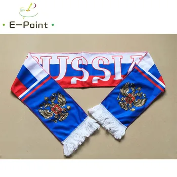 

145*16 cm Size Russia National Football Team Scarf for Fans 2018 Football World Cup Russia Double-faced Velvet Material