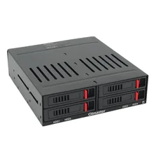 Oimaster He-2006 4 слота Sata внутренняя стойка 2,5 дюймов корпус жесткого диска внутренняя Мобильная стойка со светодиодным индикатором встроенный вентилятор