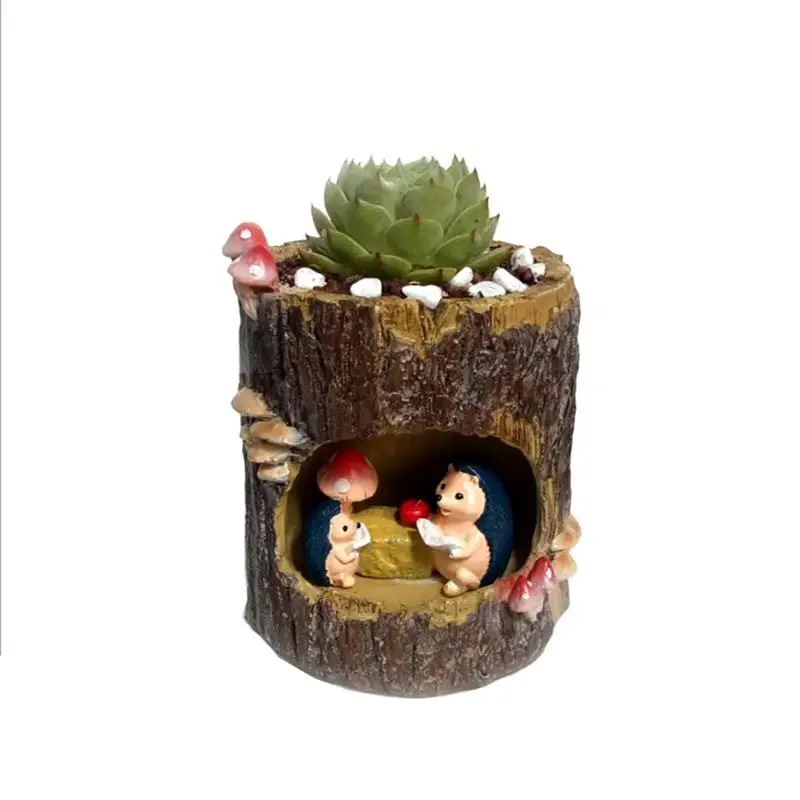 

Innovative Personality Unique Cute Small Flowerpot Garden Balcony Home Decoration Meaty Micro Landscape Flower Cylinder Decor