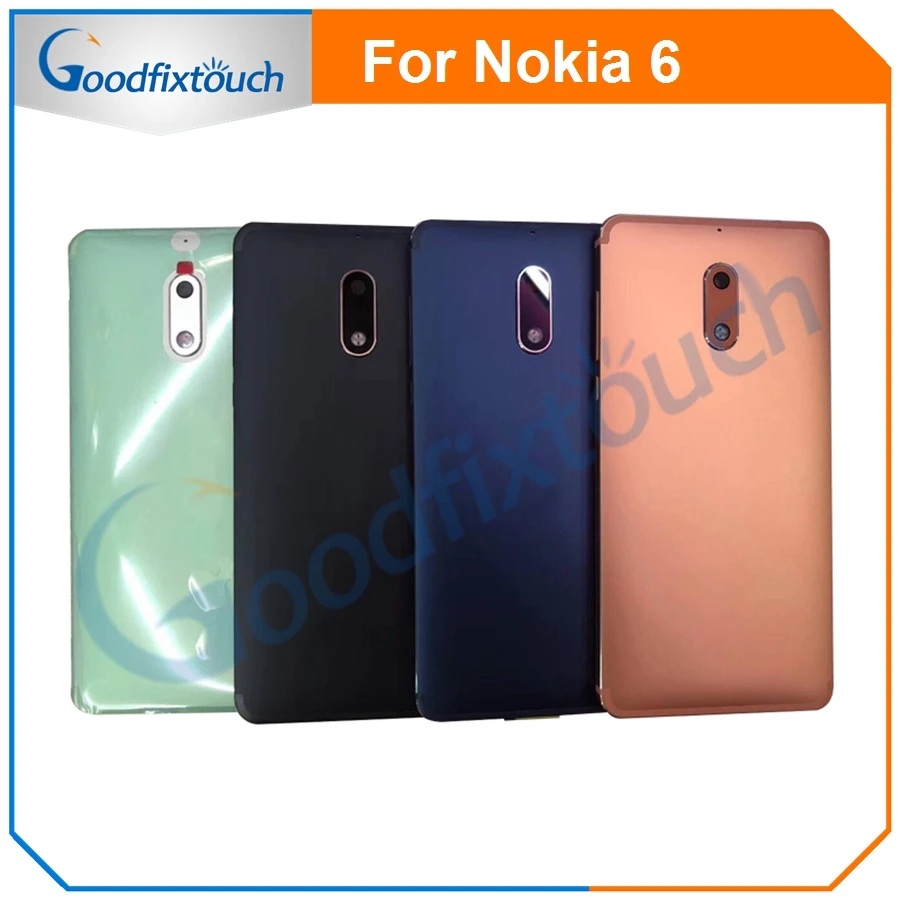 Новая металлическая крышка батареи для Nokia 6 задняя редкий Корпус Запасные