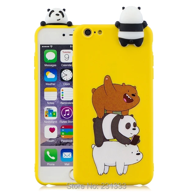 

C-ku 3D Cartoon Soft TPU Case For Iphone X XS MAX XR 8 7 PLUS 6 6S SE 5 5S For Xiaomi Pocophone F1 Unicorn Panda Skin Cover 1pcs