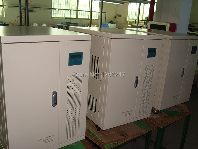 Трехфазный 5KW сетка от инвертора DC48V для AC380V встроенный AC Зарядное устройство UPS