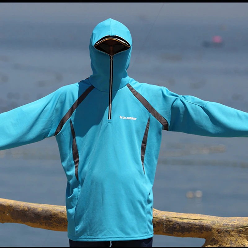 Goedkoop Vissen Kleding Outdoor Sneldrogende Anti Uv Bescherming Ademende Zon Shirt Jas Zomer Man Sport Kleding Vissen Accessoires