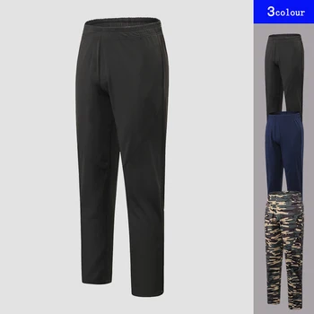 

2018 YEL Waist Sports Running Pant Men Loose Straight Training Pants Gym Male Soccer Jogging Trouser