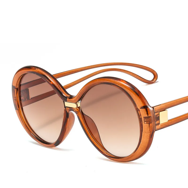 

Imwte 2020 Luxury Sunglasses Women Men Classic Gradient Brand Big Frame Sun Glasses Female Vintage Round Sunglass Goggles UV400