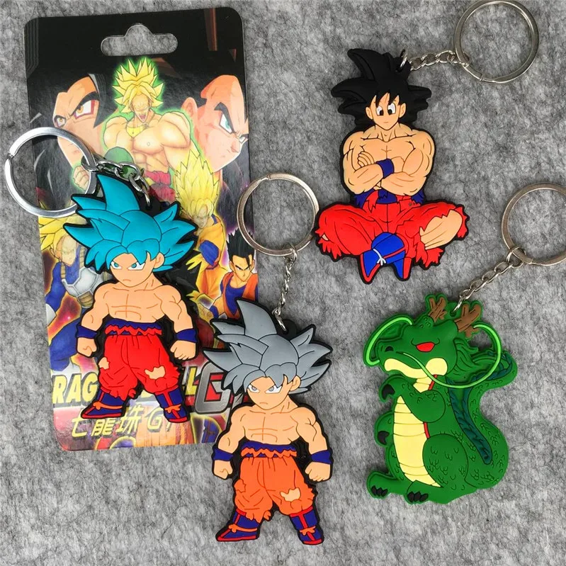 

Dragon ball son gokou nice PVC key chain Keyring ornament pendant anime keychains new