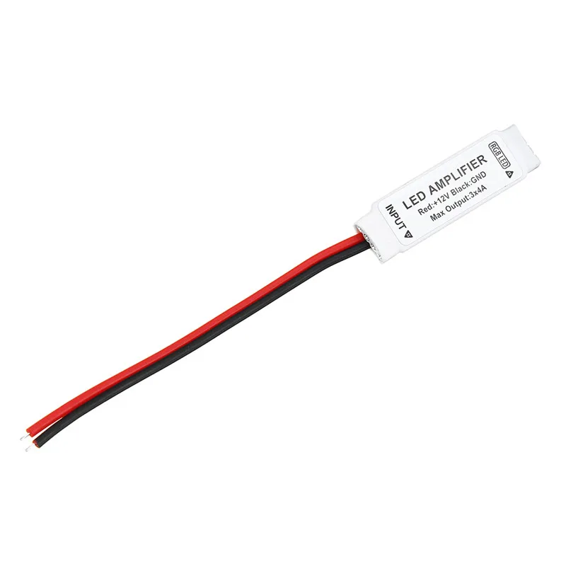 CLAITE 4 pin 12V 12A 144W Мини Портативный RGB LED усилитель полосы для 5050/3528 SMD